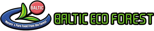 Фирменный шрифт и логотип компании «BALTIC ECO FOREST»